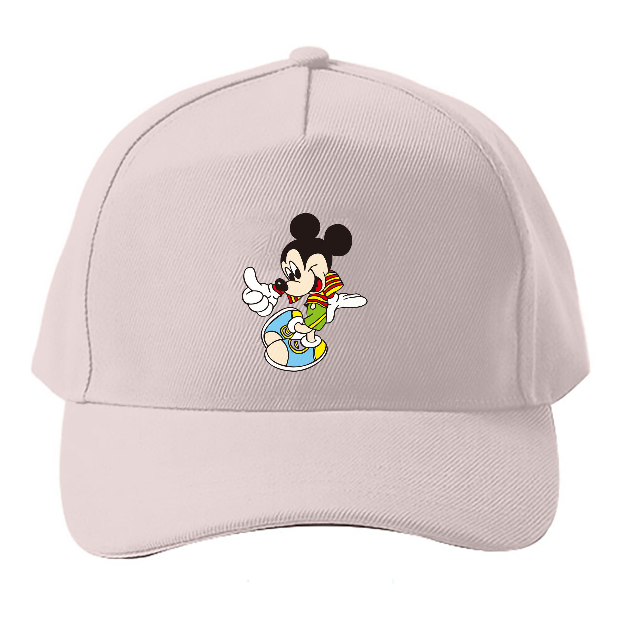 （画像用） ミッキーマウス Mickey Mouse ベースボールキャップ 綿100％ 男女兼用 帽子 スポーツ